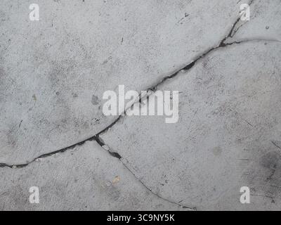 Walls that have been dull and cracked to produce a unique pattern Stock Photo