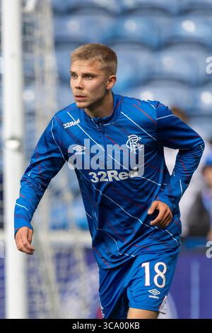 Rangers' Oliver Antman during a training session at the Rangers ...