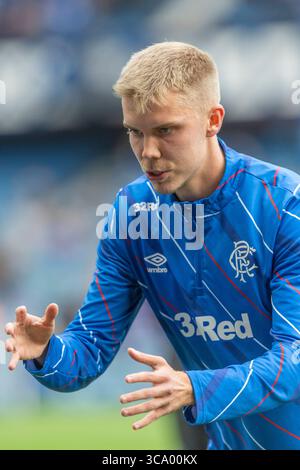 Rangers' Oliver Antman during a training session at the Rangers ...