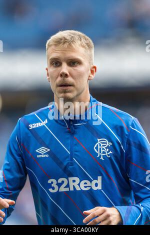 Rangers' Oliver Antman during a training session at the Rangers ...