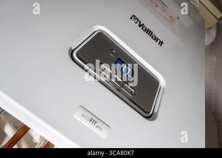 Vaillant ecoFIT pro gas boiler Stock Photo