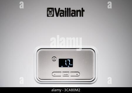 Vaillant ecoFIT pro gas boiler Stock Photo