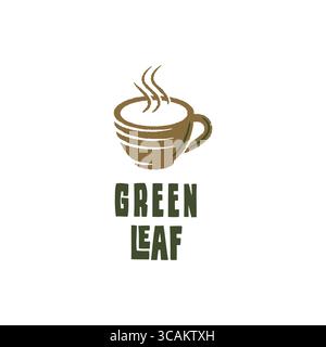 Green Leaf Logo Stock Vector