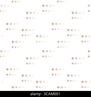 brown and cream polka dot pattern background vector Stock Vector