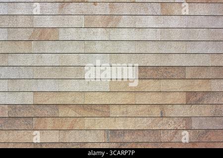 Wall made from rectangular granite blocks texture Stock Photo
