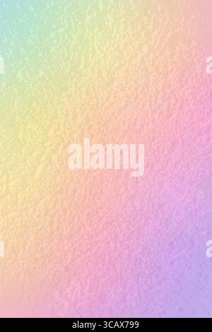 Diagonal rainbow gradient in pastel tones with soft paper texture, offering an airy and dreamy aesthetic for digital projects. Stock Vector