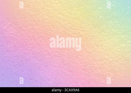Soft pastel gradient with subtle paper texture and iridescent rainbow colors, perfect for creative designs, backgrounds or branding use. Stock Vector