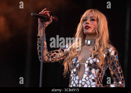 Michelle Joy of Cannons during the Life Is Beautiful Music Festival on ...