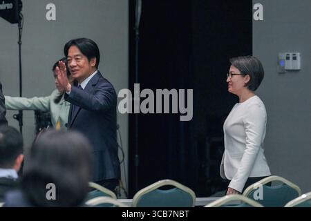 Taiwan's Vice President Bi-Khim Hsiao speaks during an event at the