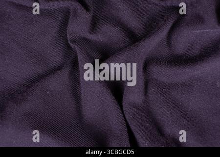 Poor Quality Worn Cotton Fabric With Macro Pills Stock Photo