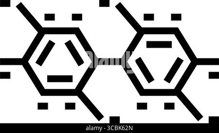 pcb molecule structure line icon vector illustration Stock Vector Image ...