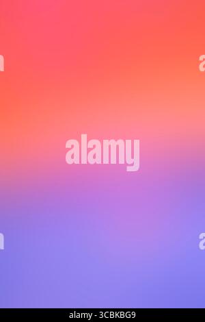 Abstract background with defocused abstract gradient. Orange color smoothly turning into blue. Blurred and vertical photo Stock Photo