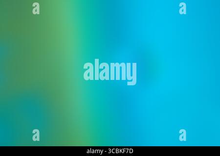 Blurred large color green and blue color spots. Delicate cosmetic background for advertising cosmetic products. copy space Stock Photo