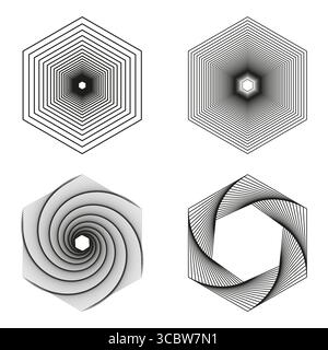 Hybrid diamond icon. Floral chevron fusion. Organic pattern Vector. Fluid black emblem. EPS 10. Stock Vector