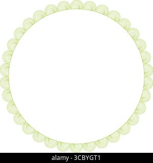 Rainbow frame. Vector empty childish frame for text. Modern Art baby shower graphic, element for design Stock Vector
