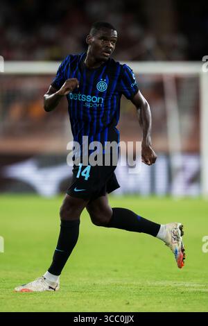 Ange-Yoan Bonny of FC Internazionale celebrates after scoring a goal ...