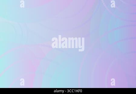 Light holographic background, hologram futuristic card, vector gradient neon cover. Calming psychedelic horizontal banner Stock Vector