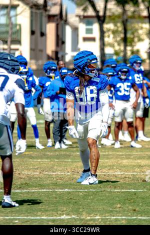 Los Angeles Rams' Jordan Whittington runs against the Philadelphia ...