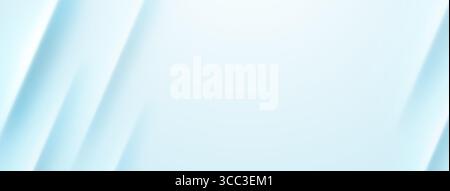 Soft, light blue abstract background with diagonal, gradient-like lines creating a subtle, calming visual effect. Stock Vector