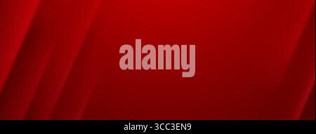 Red abstract background with diagonal gradient lines creating a dynamic visual effect. Stock Vector