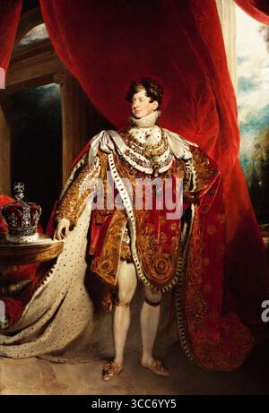 George IV.  Thomas Lawrence. 1821. Stock Photo