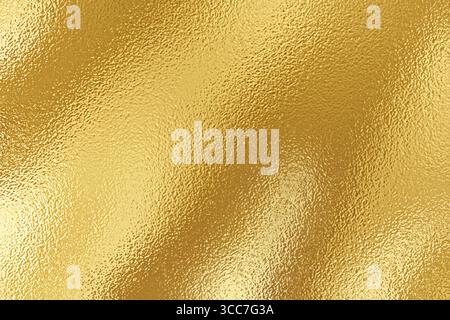 Gold texture. Golden background with effect metallic foil. Speckles gold material. Speckled glitter backdrop. Abstract shiny pattern. Metal plate Stock Vector