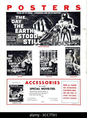THE DAY THE EARTH STOOD STILL 1951 TCF film with Patricia Neal Stock ...