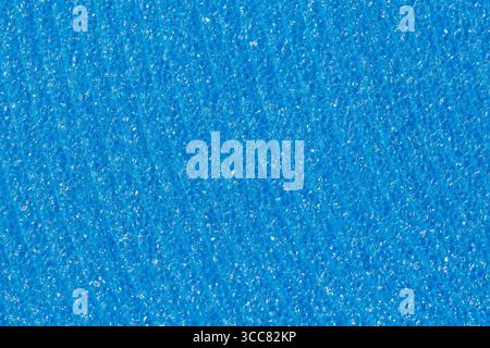 Blue foamed edge tape surface. Full frame backgrounds for building industry Stock Photo