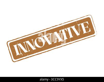A Innovative Rubber Stamp Seal for Technology and Business Stock Vector