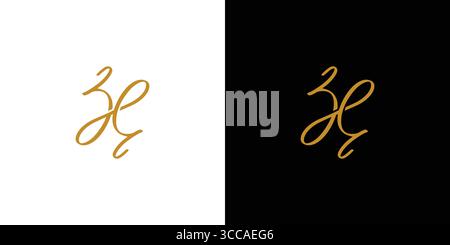 Modern and luxurious BE letter initial logo design Stock Vector