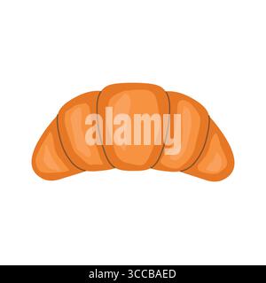french delicious croissant- vector illustration Stock Vector
