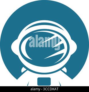 Astronaut logo icon design illustration Stock Vector