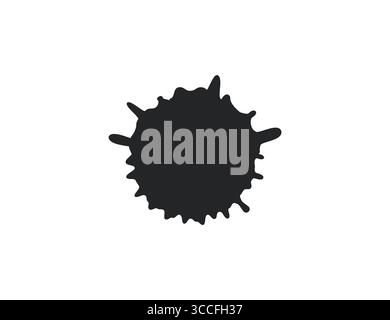 Stain, blot icon. Vector illustration. Stock Vector