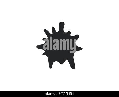 Stain, blot icon. Vector illustration. Stock Vector