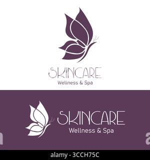 Skincare Wellness and Spa Vector Illustration with Beauty and Relaxation Elements Stock Vector