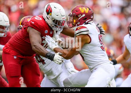 Arizona Cardinals offensive tackle Paris Johnson Jr. (70) against the ...