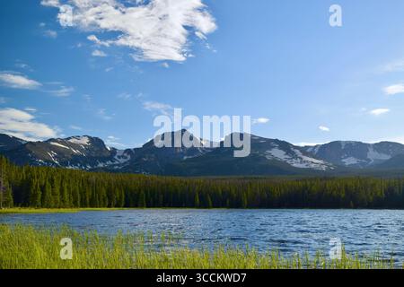 Lake Bierstadt, Rocky Mountain National Park Stock Photo