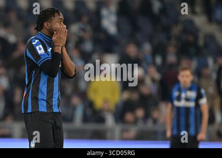 Roma, Italia. 11th Feb, 2023. Foto Alfredo Falcone/LaPresse 11 Febbraio 2023 - Roma, Italia - sport, calcio - Lazio vs Atalanta - Campionato italiano di calcio Serie A TIM 2022/2023 - Stadio Olimpico. Nella foto: Ademola Lookman (Atalanta) Foto Alfredo Falcone/LaPresse february 11, 2023 Rome, Italy - sport, soccer - Lazio vs Atalanta - Italian Serie A Football Championship 2022/2023 - Olimpic Stadium. In the pic: Ademola Lookman (Atalanta) Credit: LaPresse/Alamy Live News Stock Photo