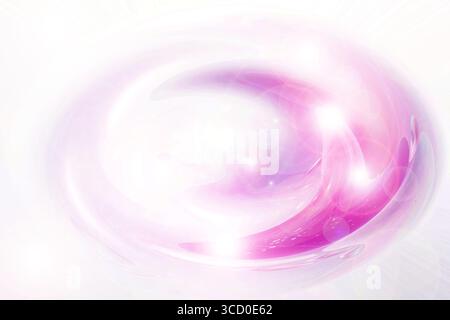 Abstract pink blurred background with len flare effect. gradient, bokeh. Stock Photo