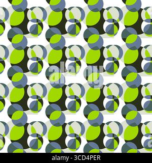 Abstract polka dot seamless pattern background Stock Vector