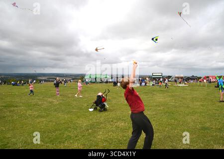 Kites Connect Festival, Dunstable Downs, Bedfordshire, UK Stock Photo