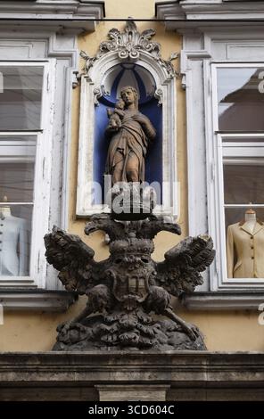 Imperial eagle emblem in Graz, Styria, Austria Stock Photo