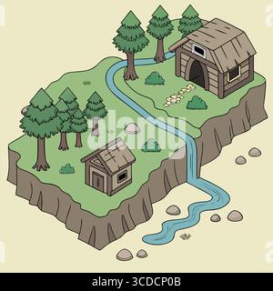 Creative Vector Illustrations, Flat Design Graphics, and Modern Digital Art Stock Vector