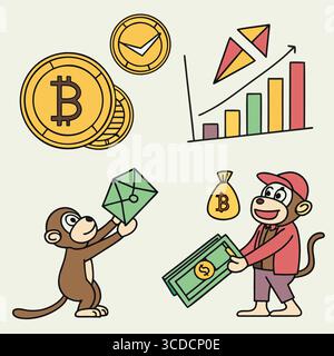 Creative Vector Illustrations, Flat Design Graphics, and Modern Digital Art Stock Vector