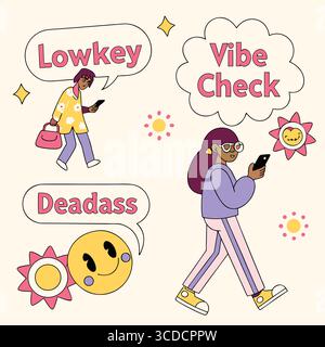 Creative Vector Illustrations, Flat Design Graphics, and Modern Digital Art Stock Vector