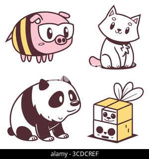 Creative Vector Illustrations, Flat Design Graphics, and Modern Digital Art Stock Vector