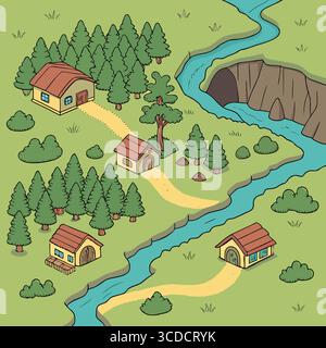 Creative Vector Illustrations, Flat Design Graphics, and Modern Digital Art Stock Vector