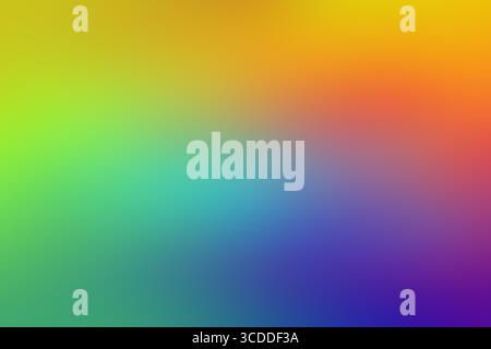 Bright rainbow gradient background. Various diagonal strip spots, blurred Stock Photo