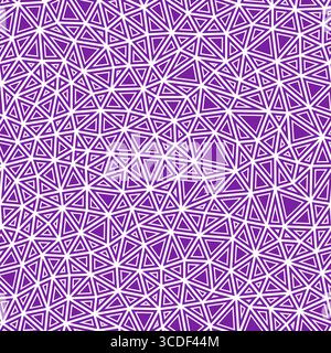 Minimalistic triangles background. Small triangles size. Solid shapes in frames. Solid Color style. Repeatable pattern. Modern vector tiles. Stock Vector