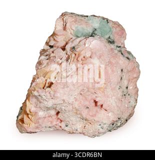 Rhodochrosite and fluorite (MnCO₃, CaF₂), Bonanza Mining District, Saguache County, Colorado, USA Stock Photo